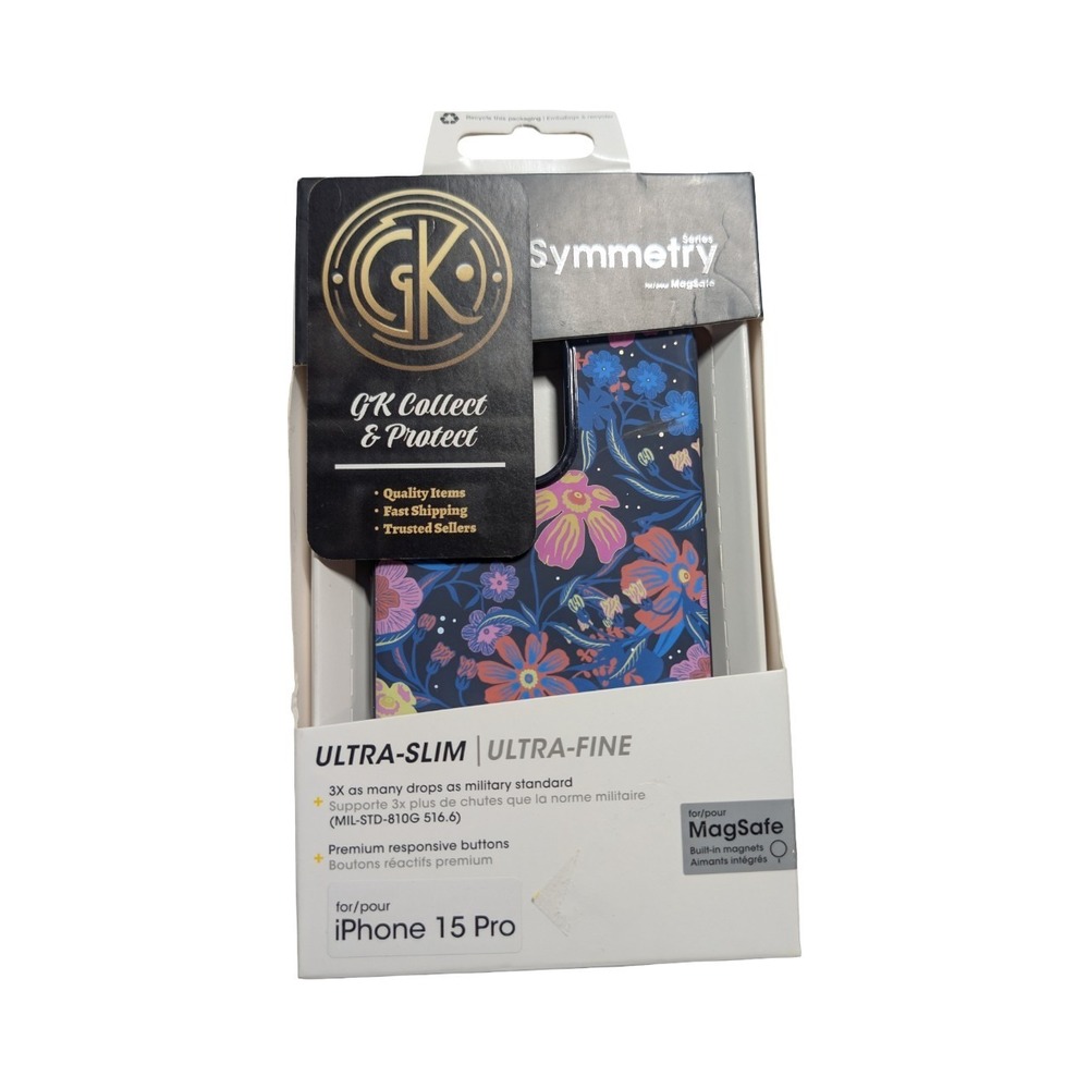 N6-N OtterBox Symmetry+ MagSafe Case For Apple iPhone 15 Pro - Fairy Fauna